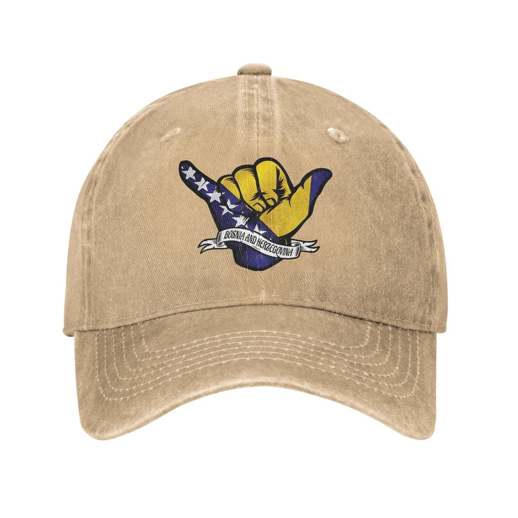 Bosnia and Herzegovina Flag Accessories Baseball Caps Unisex Women Casual  Hats Cap Adjustable Sun Cap