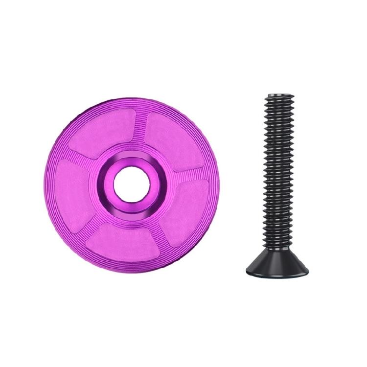 Precisions Machined Bicycles Headset Cap 6mm Screw Light Weight Aluminum Alloy Cycle Headset Cover For Mountain Bikes