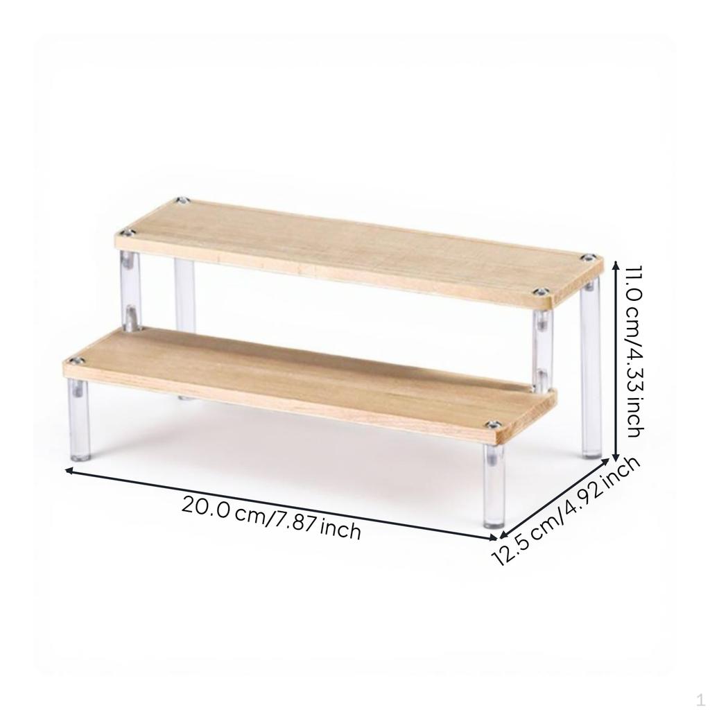 Wooden Tiered Dessert Display Stand, 3tier Pastry Holder, Party Table Decor, Ladder Riser,