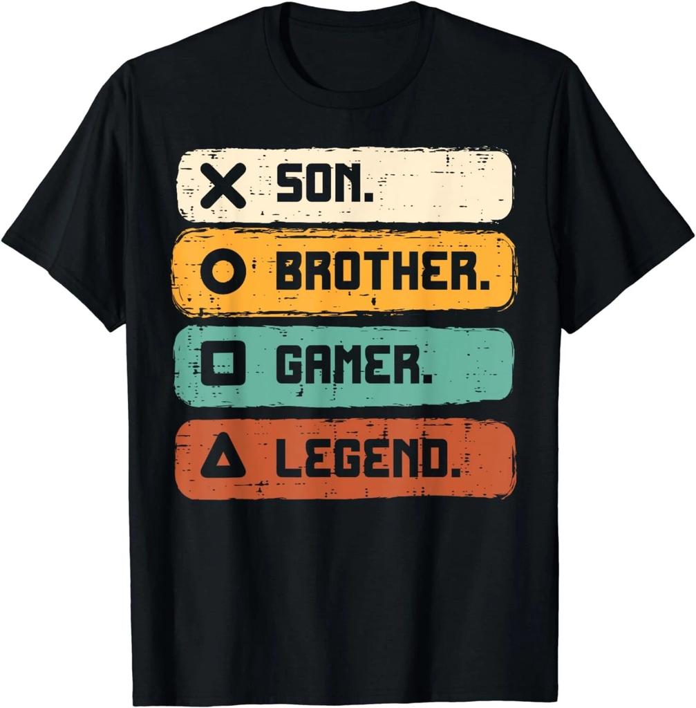 Son Brother Video Gamer Legend Gaming Men Boys Gift Unisex T-Shirt