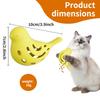 Fish Shape Treat Dispenser Silicone Cat Chew Toy Bite Toy Cat Foraging Toy  Stress Relief