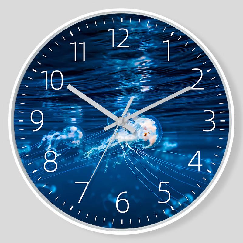 12 cali 30 cm Cichy zegar ścienny, Kreatywny i modny, Nowoczesny zegar domowy, Prosty zegar do salonu