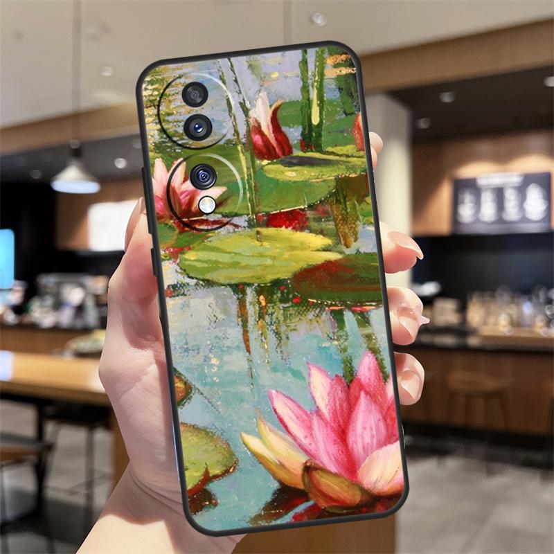 Monet Oil Painting Case For Honor Magic 8 6 7 Pro Honor Win RT X8b X8c X9a X9b X9c X9d 70 90 200 400 Lite Cover