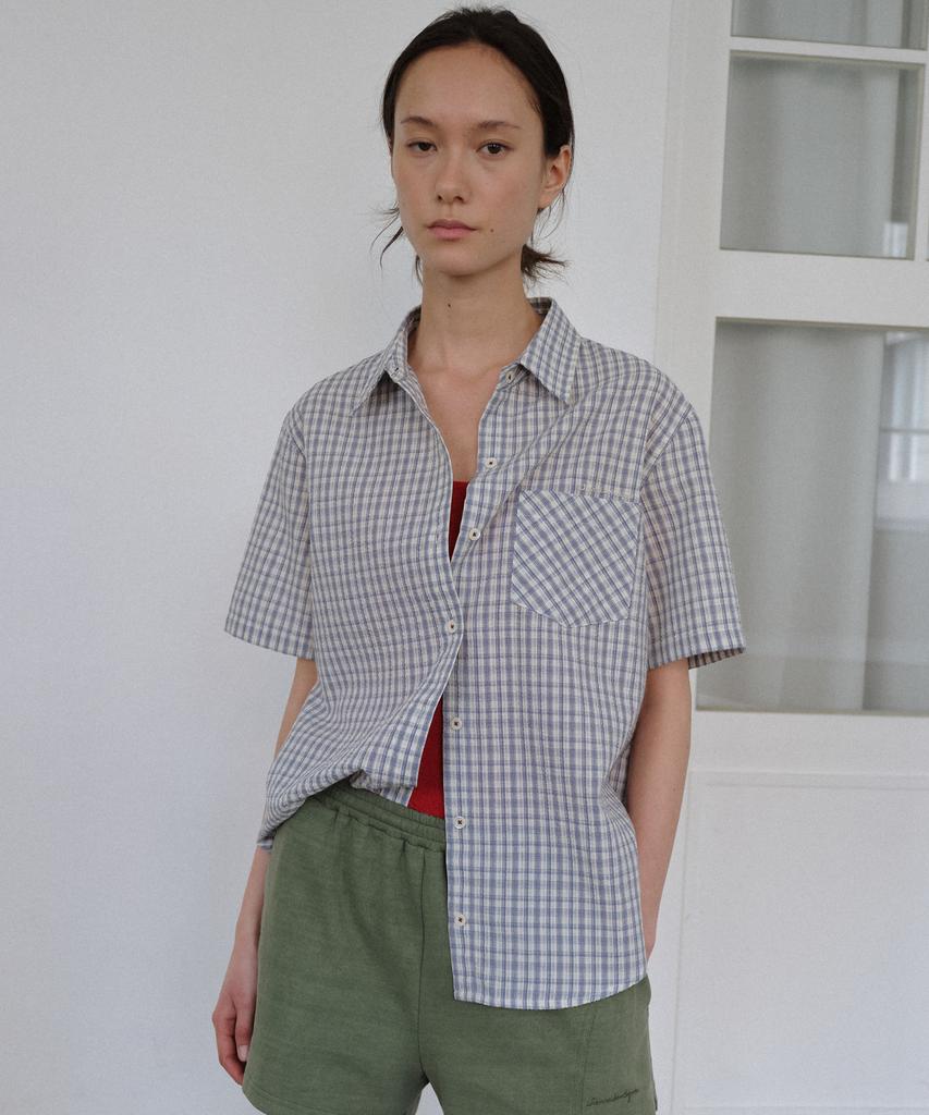 Sienneu Piccolo Check Shirt (Blue)