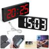 Alarm Clock Led Display Digital Mirror Alarm Clock Battery Plug-In Dual Purpose Alarm Clock Suitable For Bedroom Office
