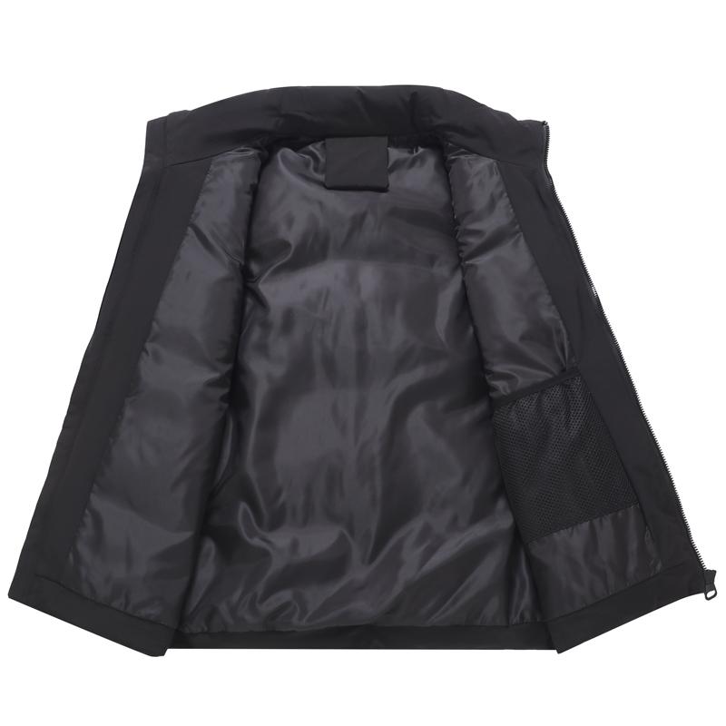 Plus Size L-8XL Fashion Warm Vest Man Winter Waterproof Sleeveless Jackets Casual Thick Men's Coat