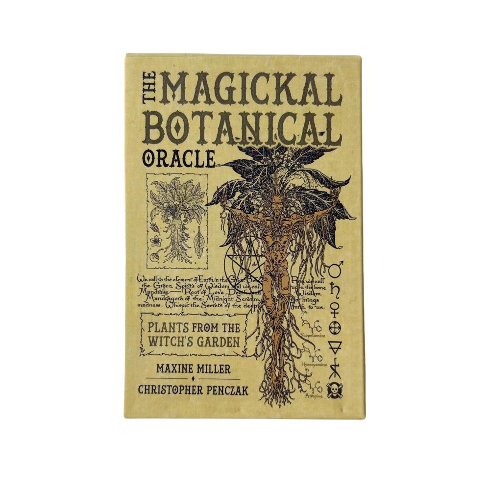 Magiczne Botaniczne Karty Wyroczni Talia 33 Kart Tarota Angielskie Wydanie do Wróżb Gry Planszowe