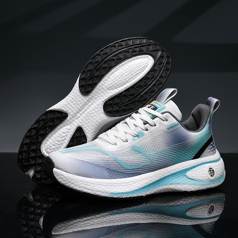 Men's shoes spring men's shoes popcorn sports leisure breathable ultra-light shock-absorbing running shoes sports tide shoes