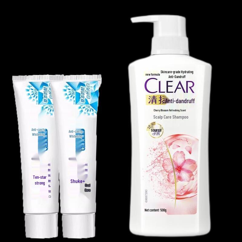 

Saky Anti-cavity Toothpaste & Clear Sakura Shampoo Bundle
