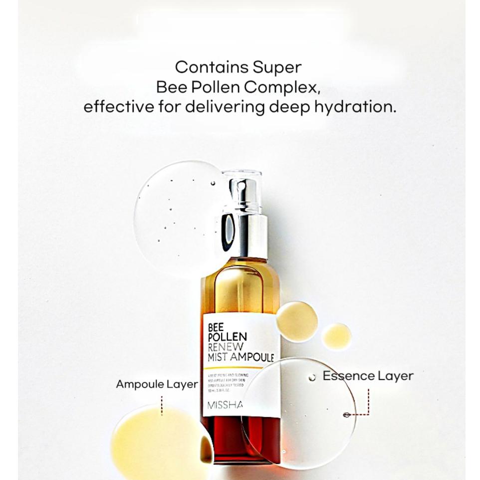 MISSHA Bee Pollen Renew Mist Ampoule 100ml