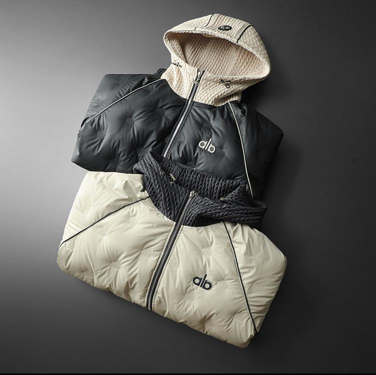 European High-End Men's White Duck Down Jacket - 2025 Winter Luxury Trend, Hooded & Lightweight Cold Protection Outerwear