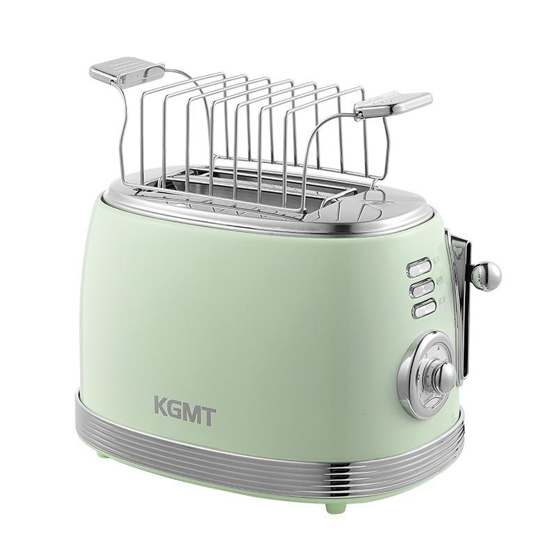 UK Retro Multi-functional Toaster Oven: Automatic Heating Breakfast Machine Unit