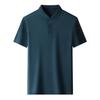 Golfová košile Pánské léto Novinka Pánské Lop-up Hollow Polokošile s krátkým rukávem Ledové Silk Cool Tričko Muž