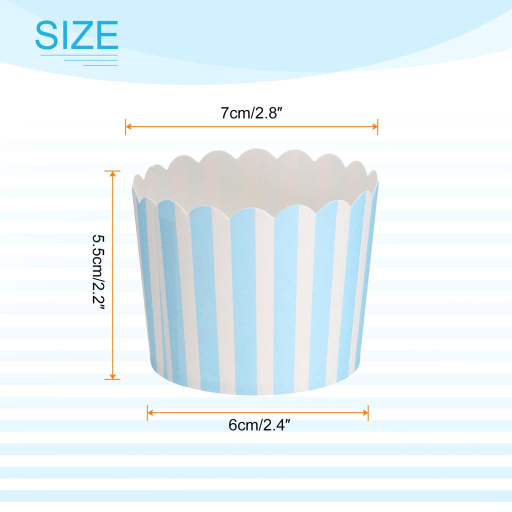 50/100/150pcs Cupcake Wrapper Paper Baking Cup Cupcake Liners 6oz Cake Cups Candy Cups Paper for Party Birthday Favor DIY