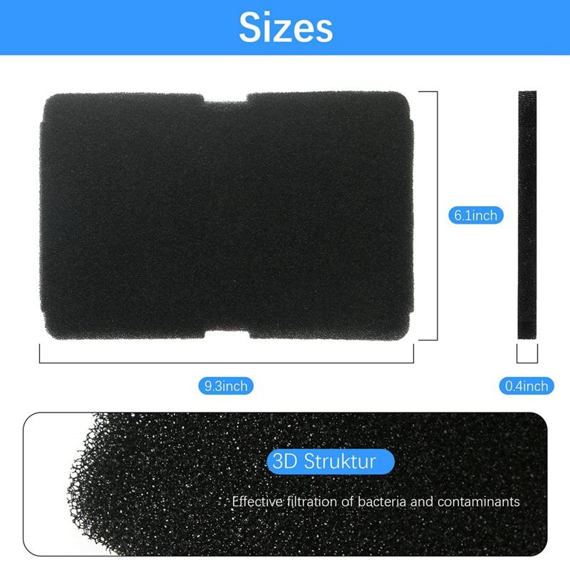 5 ST Torkfilter Svart Svamp För Beko/Grundig/Elektra Bregenz/Blomberg Del 2964840100 Torktumlare Reservdelar