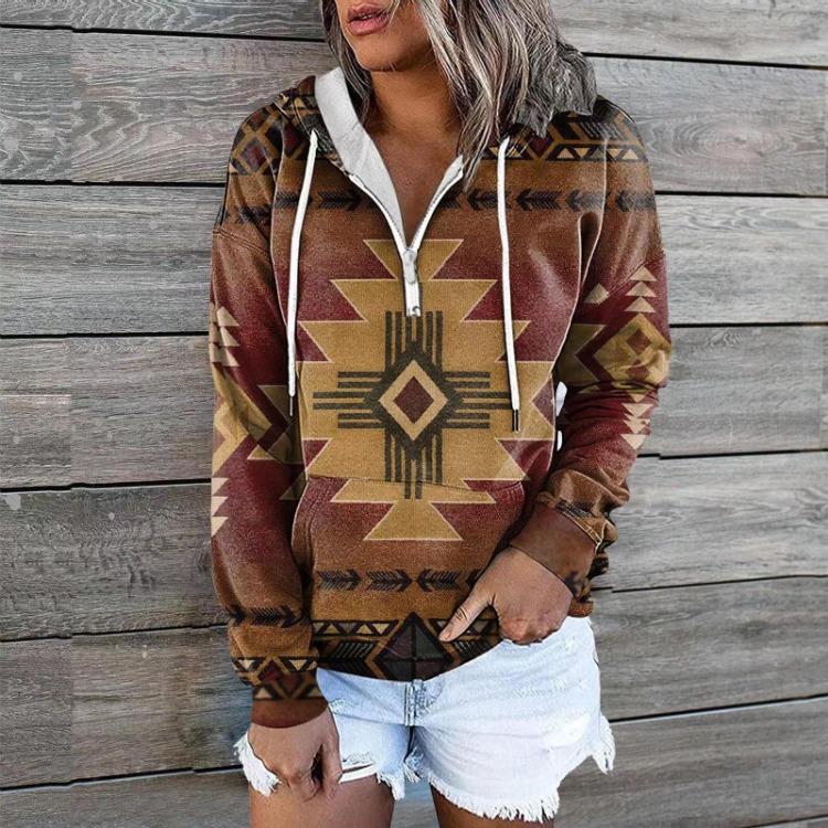 Vintage 3D Printed Plus Size Womens Hoodies Casual Drop Shoulder Pullover Hooded Sweatshirt Tops Long Sleeve Autumn Winter