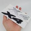 3D ABS Chrome Black Car Letters Logo X4 Emblem Badge Auto Styling Rear Trunk Sticker Decals Accessories For BMW G01 G02 F26 M40i Uo2