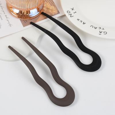 2 Stück Modische und Elegante U-förmige Haarspangen, Haarnadeln, Dutt-Haarspangen, Haaraccessoires für Damen, Geeignet für Partys,