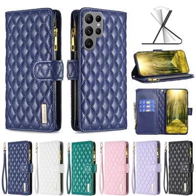 Luxury Lanyard Diamond-Type Classic Leather Case Forfor Nokia G42/G310/G22/G11/G21 Holster Zipper Wallet Card Cover
