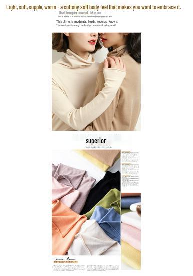 Women's High-Neck Solid Color Woolen Sweater - Slim Fit Knit Pullover for Autumn/Winter