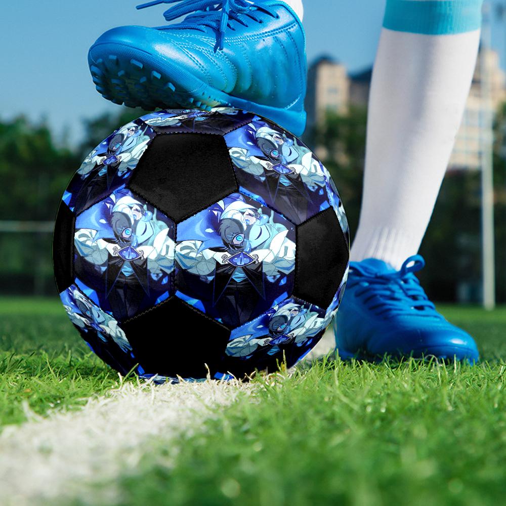 Shadow Milk Cookie Indoor Soccer Ball Colorful Machine Stitched PVC Size 5 Team Training Competition Ready Durable High-Bounce Cool Sports Gift