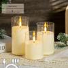 Acrylic LED Candle Light with Swaying Flame and Cup