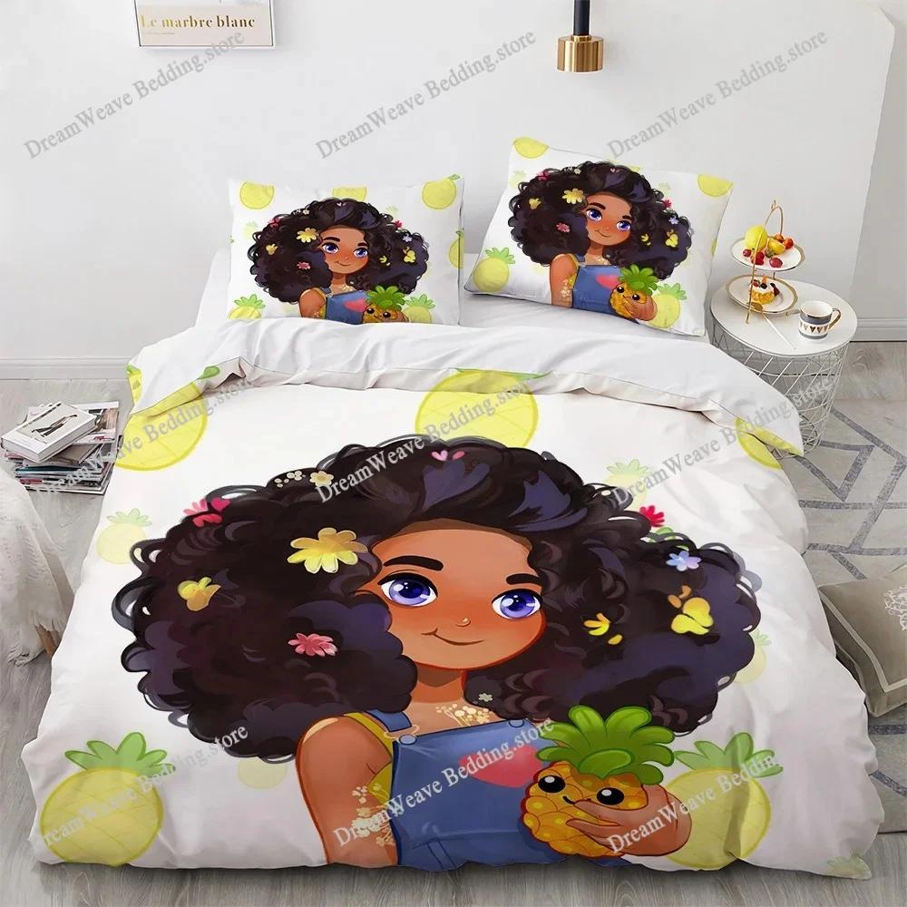 African Girl Bedding Set Duvet Cover 3d Bedding Fashion Design Decoration King Duvet Cover Set Double Bed Set Bedding Sets