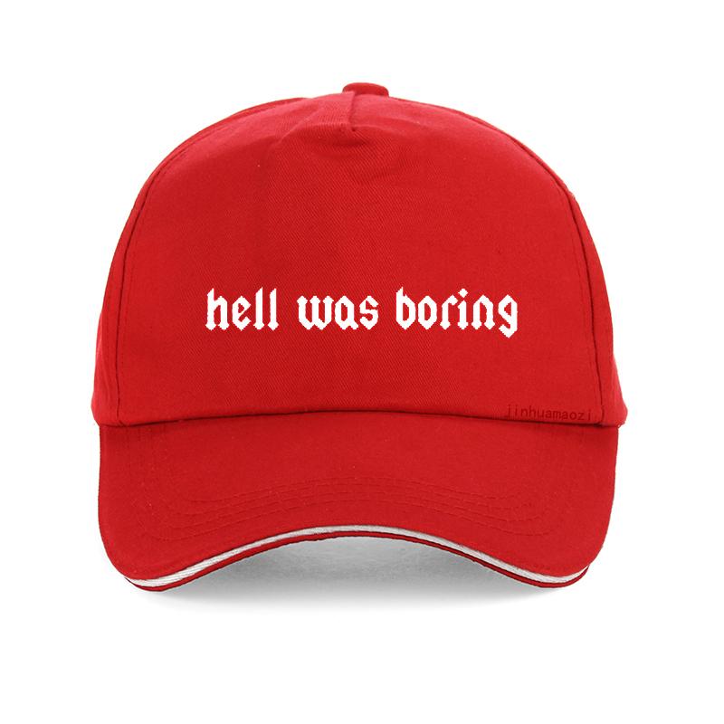 Harajuku Pop Hell Was Boring Tumblr Funny Baseball Cap Summer Men Women Hip Hop Hat Adjustable Snapback Hats