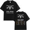 Peso Pluma & Friends Dinastia Tour 2026 Koszulki Graficzne Unisex Vintage Gotycka Koszulka z Krótkim Rękawem Hip Hop Pop Muzyka Odzież Koszulki