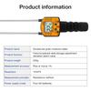 Easy carry Moisture Tester with LCD Back light Display Moisture Meter Tool for Agricultural Grains Including Soybean Peanut