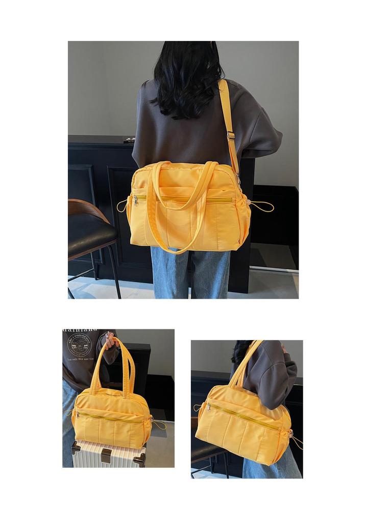 Women's Large Capacity Travel Bag, Wet/Dry Separation, Sports Fitness, Nylon, Water-Repellent