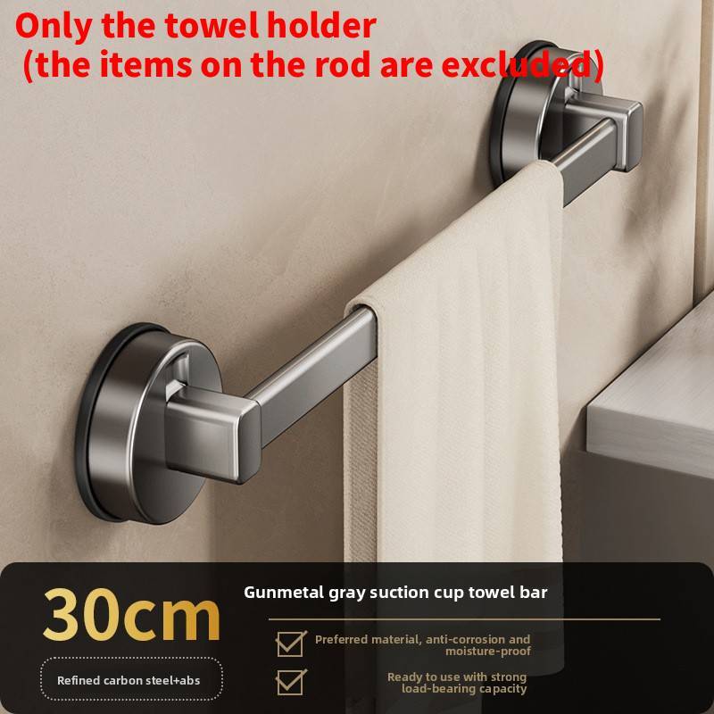 Moderne Space-Aluminium-Saugnapf-Handtuchstange für Badezimmer- und Toilettenaufbewahrung