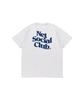 NET SOCIAL CLUB Wavy Vivid Logo Tee (Light Melange)