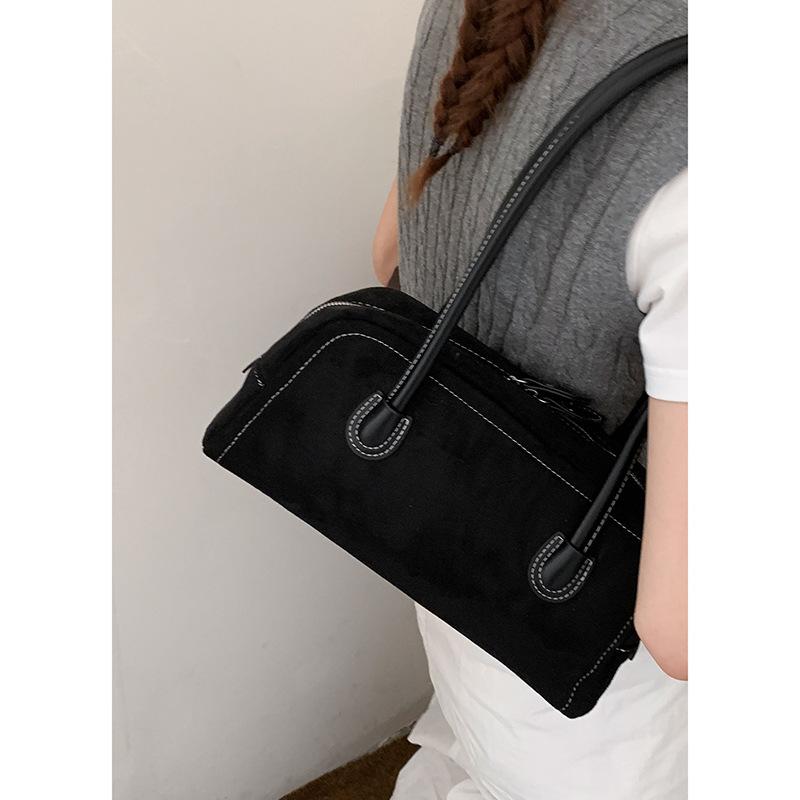 High-end Underarm Bag, Simple Hand-held Bowling Bag, Fashionable Single-shoulder Bag