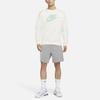 Nike Casual Sport Round Neck Pullover Sweatshirt Men Sweatshirt White DR7829-133