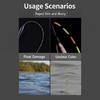 Visualable Fishing Float Indicators Tail Painting Glow Fishing Floats Fishing Floats  For Fishing