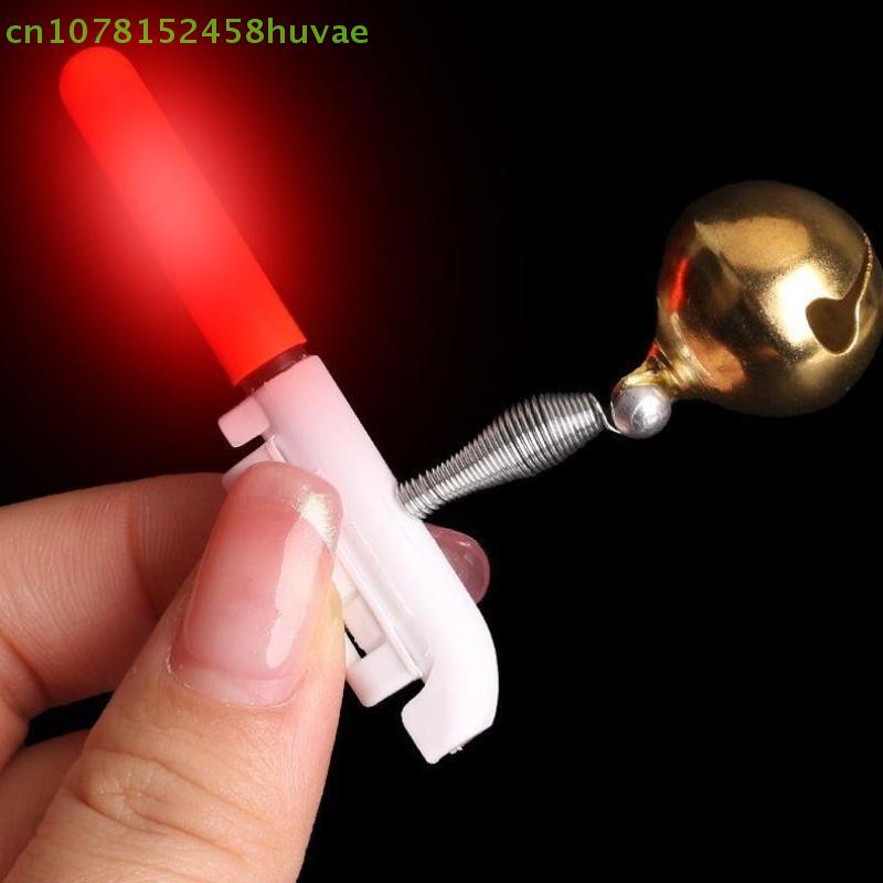 5 Pcs Reusable Electronic Light Stick With Bell LED Fishing Alarms Set Accessories Fishing Electronic Rod Luminous Stick Light