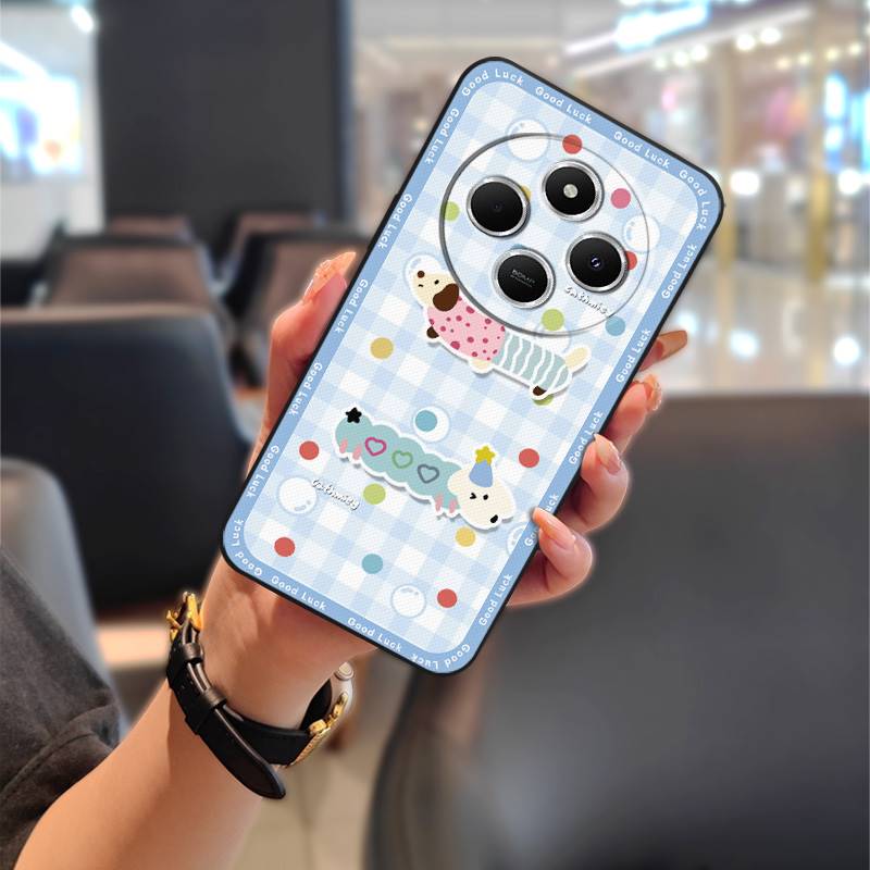 Anti-dust Durable Phone Case For Redmi 14C 4G/14R 5G/A3 Pro 4G/POCO C75 Phone Pouch Animals Full wrap Silicone TPU Cute