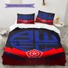 Bolton Wanderers F.C Bettwäsche Steppbett Set Bettbezug Kissenbezug Heimdekoration Geburtstagsgeschenk (1 Bettbezug + 2 Kissenbezüge, ohne Füllung)