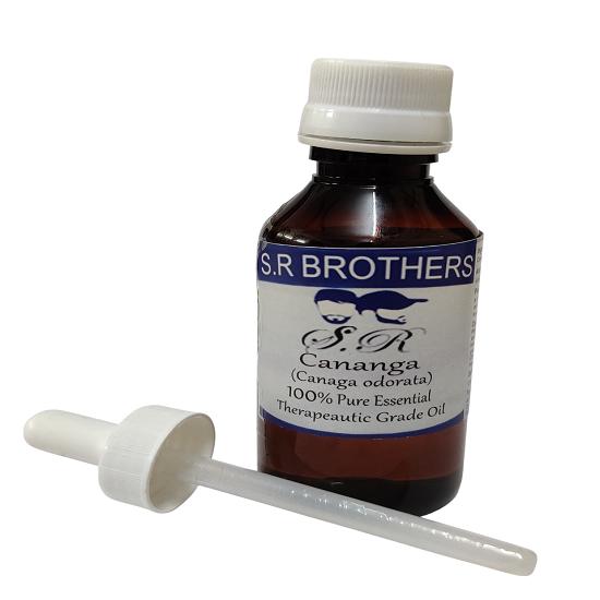 

S.R Brothers Cananga (Cananga odorata) Pure & Natural Therapeutic Grade Essential Oil Plastic with Dropper 10 ml