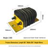 Rubber Anti-Collision Pad Car Stopper for Warehouse Dock and Truck Unloading