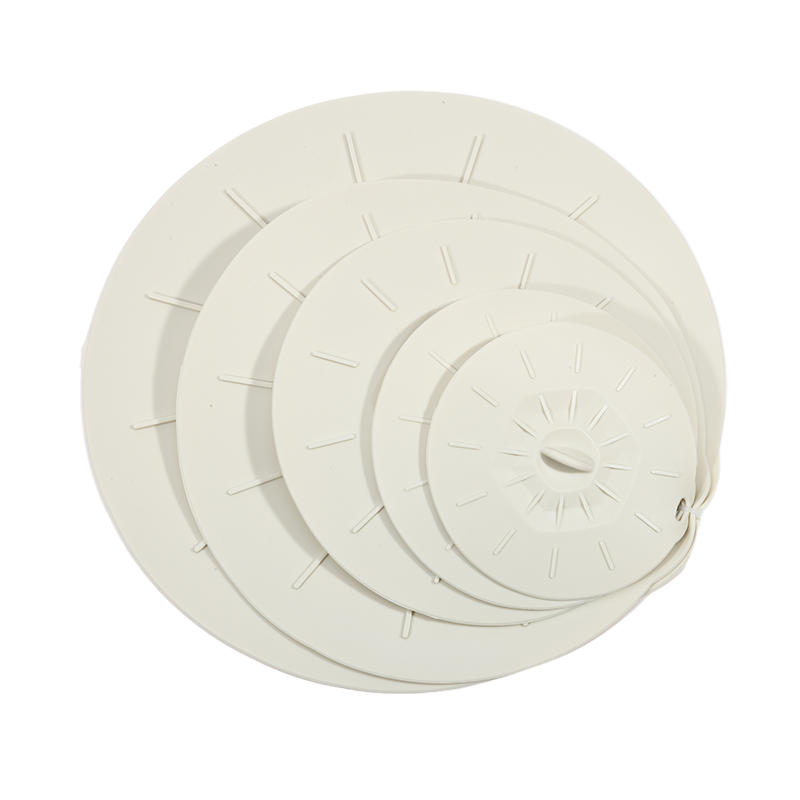 5pcs Silicone Microwave Safe Bowl Covers Food Freshener Wrap Pan Lid Stopper Kitchen Cooking Tools Eco-Friendly Food Storage