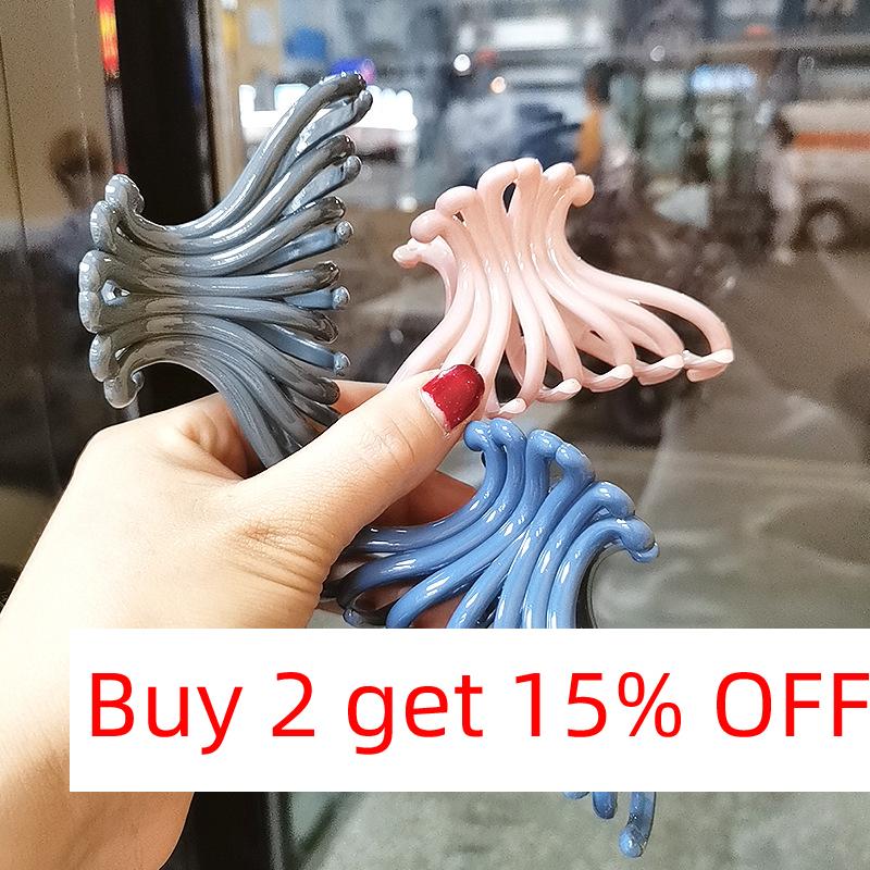 New Arrival Big Hair Claw Accessories Solid Clips for Hair Ponytail Holders Bathing Hairdress Good Quatliy Plastic Hairpins