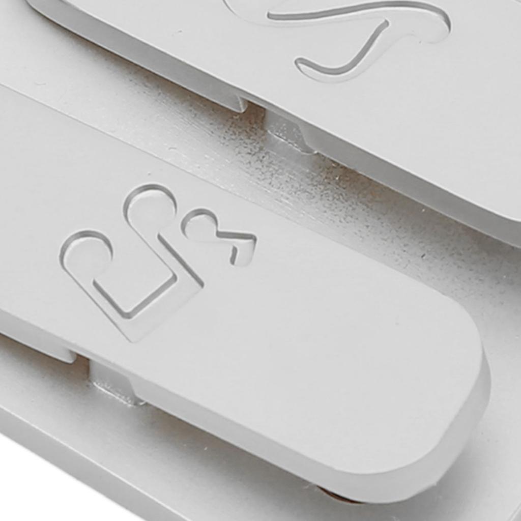 Haptic Slider Toys Magnetic Stress Relief Lightweight Detachable Metal Slider Haptic Clicker