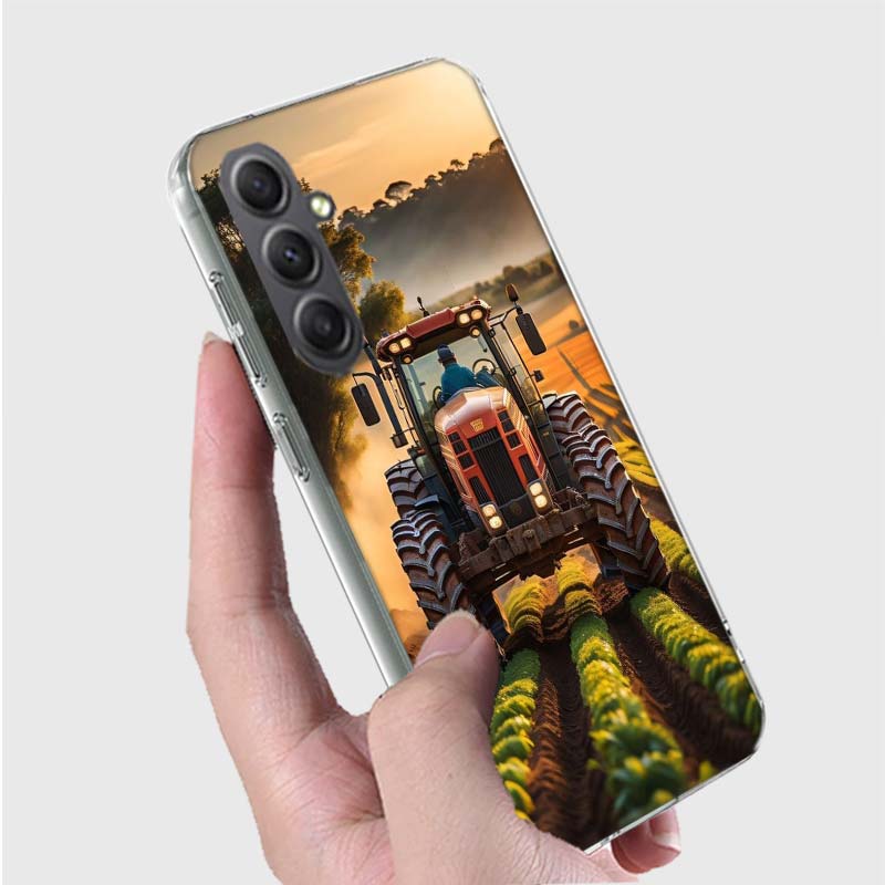 Farm Machinery Harvesters Phone Case for Samsung A16 A26 A36 A56 A17 A37 A57 A07 A06 A02S A03 A04S A05S Galaxy Note 20 10 A50S A
