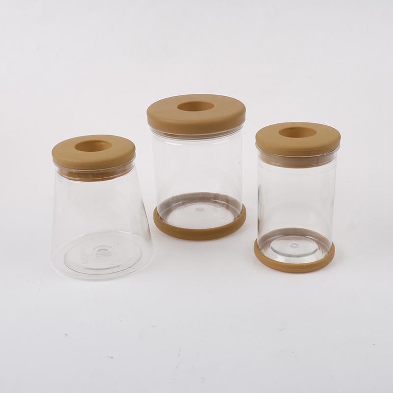 Transparenter Blumentopf Hydroponischer automatischer Wasseraufnahme-Blumentopf aus Kunststoff