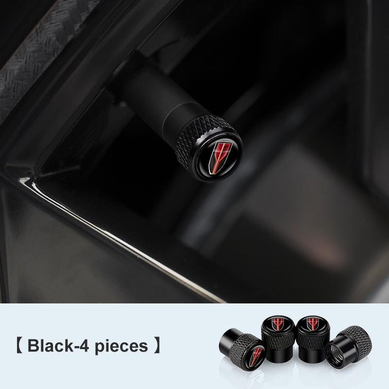 For Hongqi HS5 H5 H6 H9 HS7 H7 L5 HS3 EH7 HQ9 LS7 E-QM5 4PCS Metal Car Wheel Tire Valve Cap Stem T57 Covers Waterproof Accessories