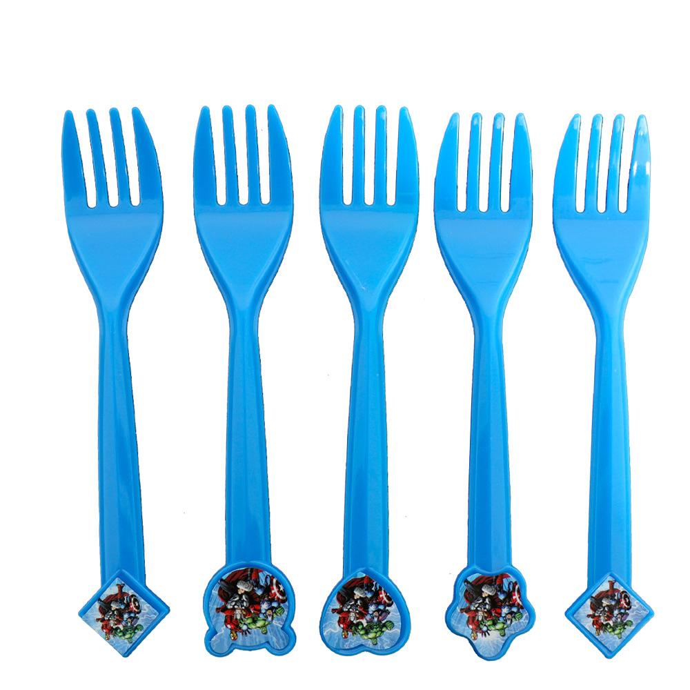 Avengers Birthday Party Supplies Disposable Cutlery Paper Plates Paper Cups Tissue Boys Birthday Party Decorations