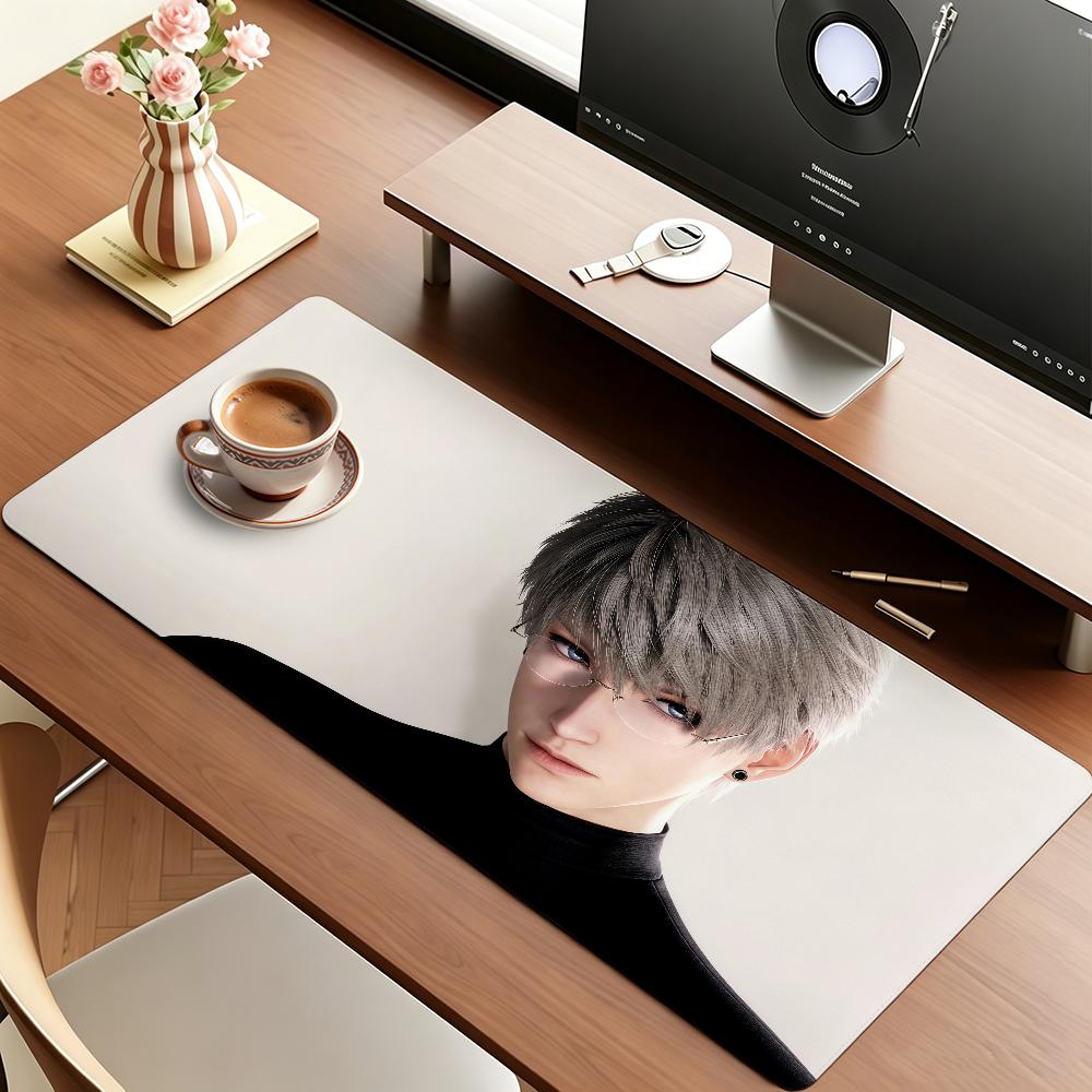 Game Love and Deepspace Xavier Mouse Pad Square Office Gaming Desk Mat Waterproof Non-Slip Rubber Decorative