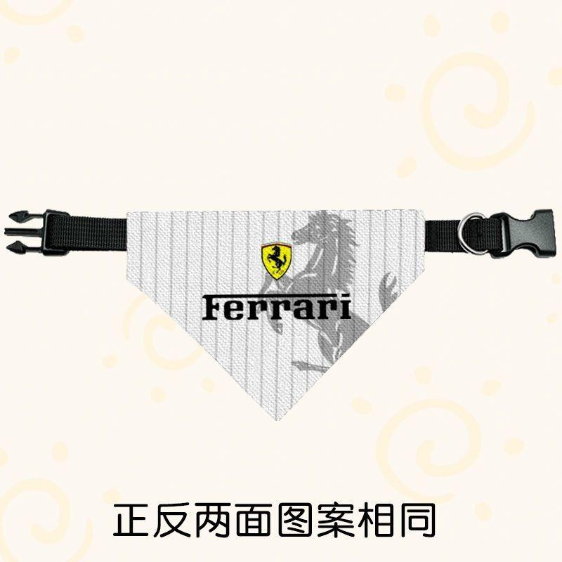 F1 Ferrari Racing Pet Drool Scarf Dog Cat Triangle Scarf Large Medium Small Scarf Neck Scarf For Ferrari308 GT4 328 GTB GTS F355